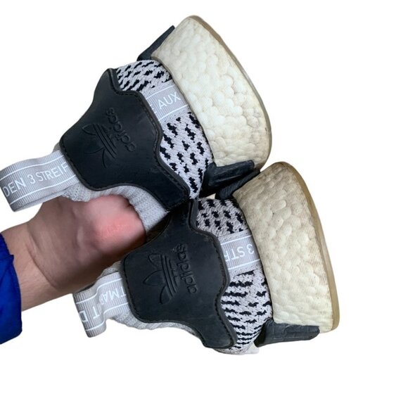 Rare Adidas NMD R1 STLT Grey Black Size 11.5 - Picture 2 of 14
